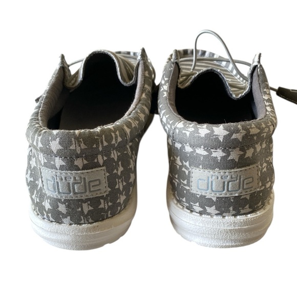 Hey Dude Men's Wally Grayed Patriotic Striped Boat Shoes Size 9 NWOT NEW - Picture 6 of 11